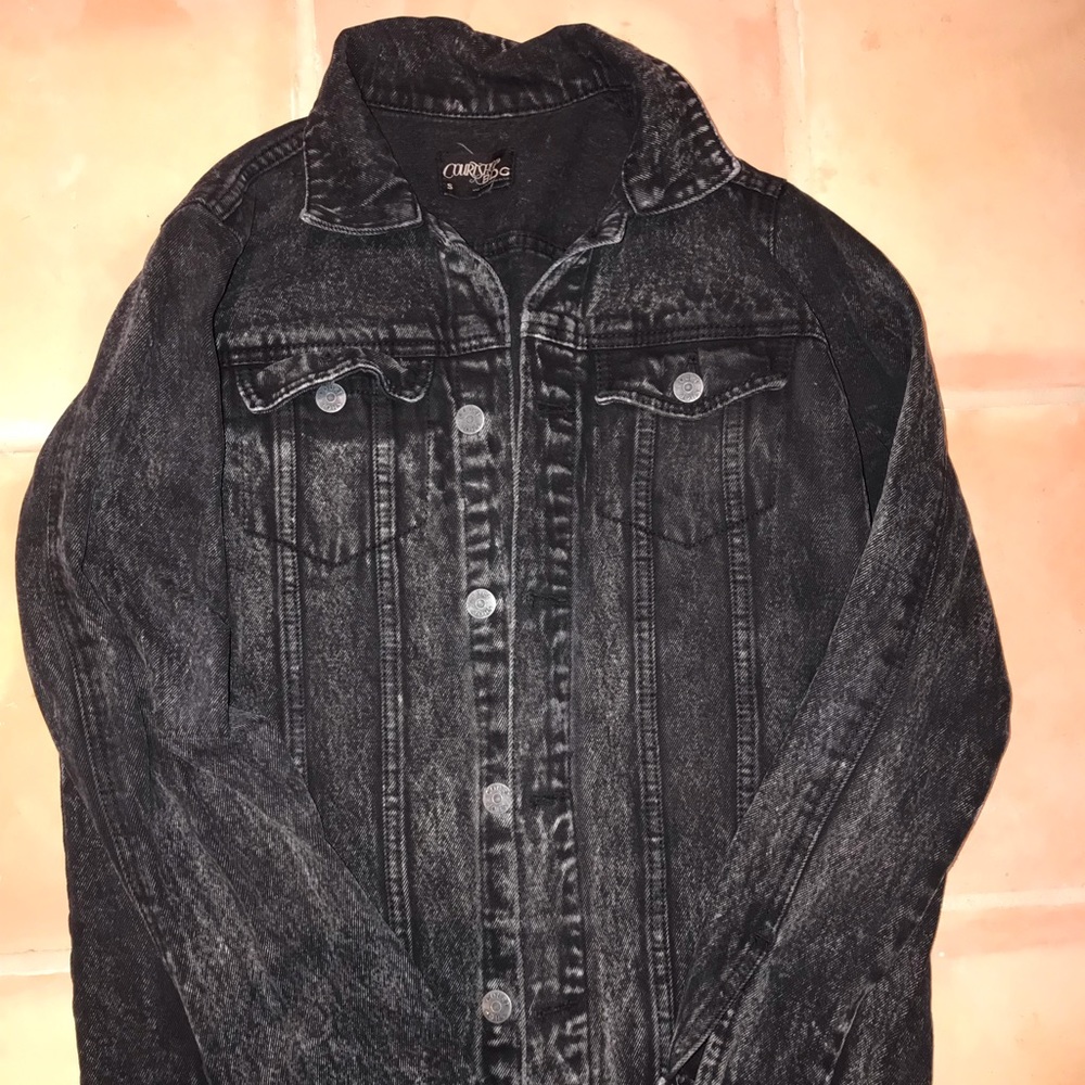 Courtshop x Urban Outfitters black denim jacket